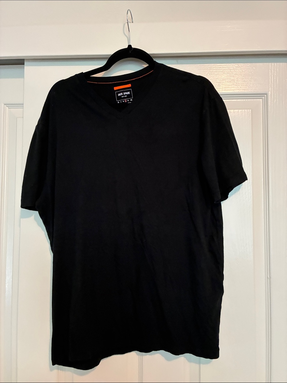 Jack Spade Black V-Neck Short Sleeve Tee